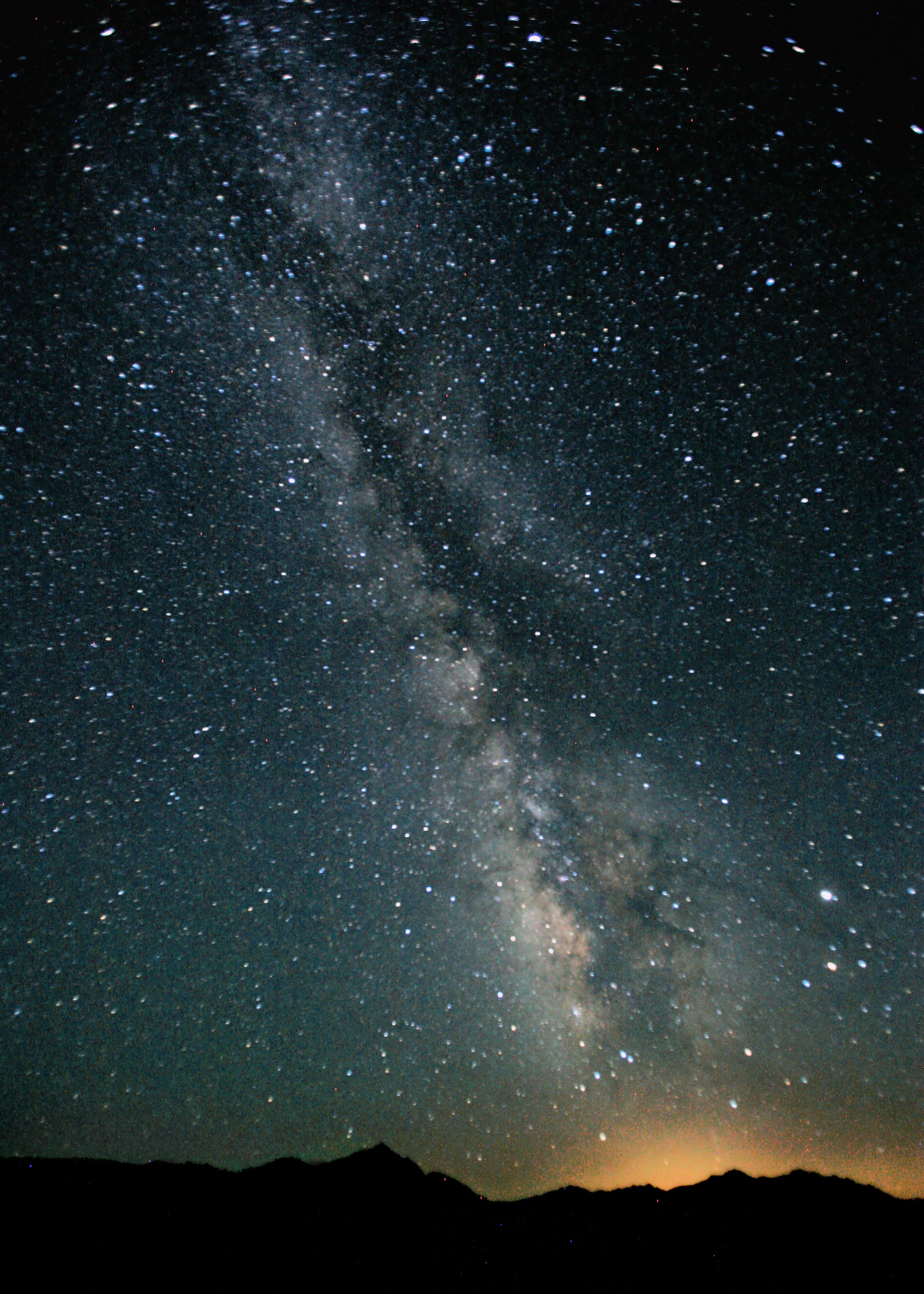 Deep night sky — stars